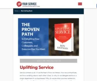 Upliftingservice.com(Build Winning Service Culture) Screenshot