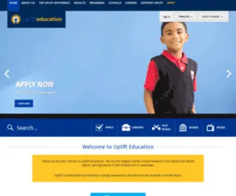 Upliftparent.org(Uplift Education) Screenshot