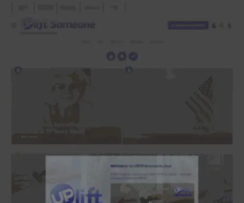 Upliftsomeone.com(Uplift Someone) Screenshot