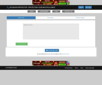 Uplinks24.com(Multiple Link Protector & Earn Money) Screenshot