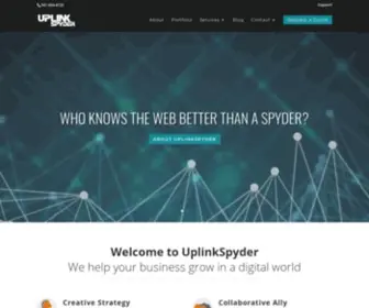 Uplinkspyder.com(Web Development and Internet Marketing) Screenshot