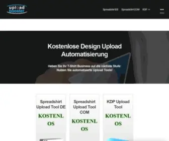 Uploadbooster.com(Lade kostenlos automatisiert deine Designs bei) Screenshot