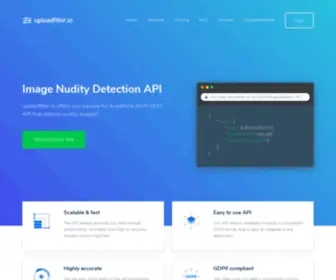 Uploadfilter.io(API Marketplace) Screenshot