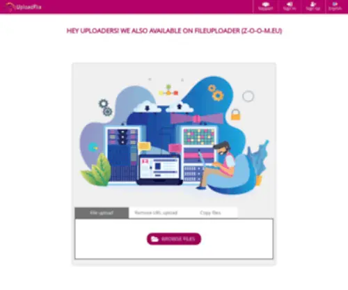 Uploadflix.cc(Free File Sharing & Cloud Storage) Screenshot