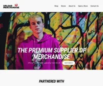 Uploadmerchandise.com(Upload Merchandise Store) Screenshot