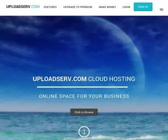 Uploadserv.com(File upload) Screenshot