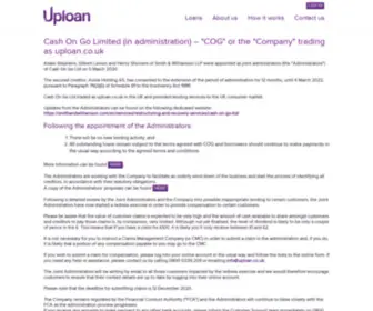 Uploan.co.uk(Long-term loans from £500 up to £2,000 at Uploan) Screenshot