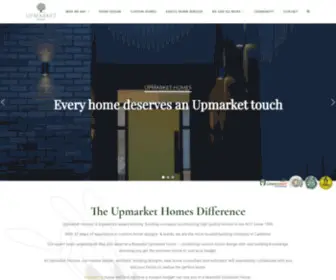 Upmarketcanberra.com.au(Upmarket Homes) Screenshot