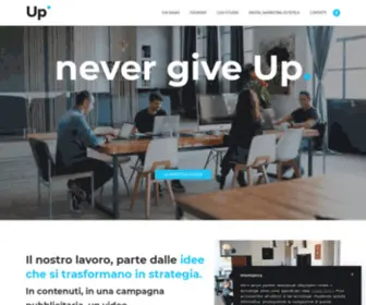 Upmarketing.it(UP agenzia comunicazione a Roma) Screenshot