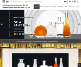 Upmaxglass.com(Our company) Screenshot