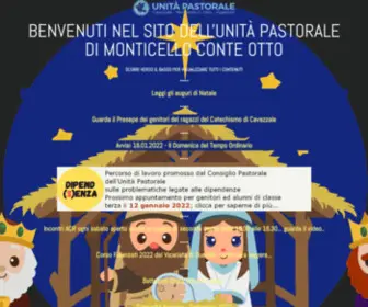 UPMC8.com(Benvenuti nel sito dell'Unità Pastorale di Monticello Conte Otto) Screenshot