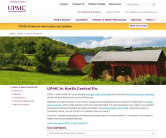 Upmcsusquehanna.com(World-Class Healthcare in North Central Pa) Screenshot