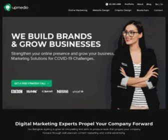 Upmedio.com(Digital Marketing Agency in Bangkok) Screenshot