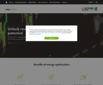 Upmenergy.com(UPM Energy) Screenshot