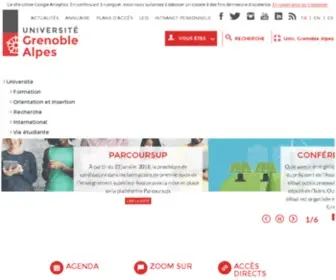 UPMF-Grenoble.fr(Université Pierre) Screenshot