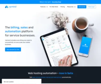 Upmind.com(Commerce and Billing Platform) Screenshot