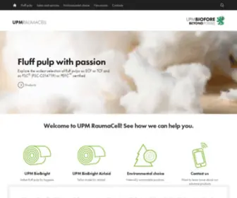 Upmraumacell.com(UPM RaumaCell) Screenshot