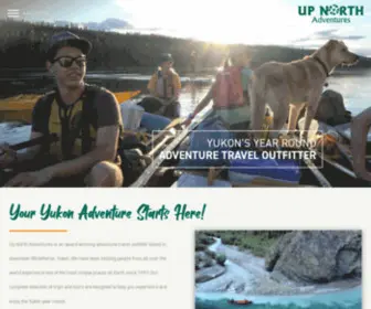 Upnorthadventures.com(Yukon Canoe Trips) Screenshot