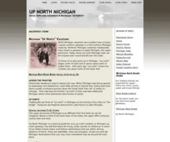 Upnorthmichigan.com(Up North Michigan and northern Michigan Vacations) Screenshot