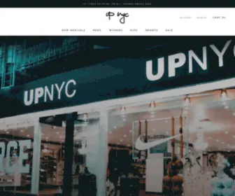 Upnycclothingstore.com(UP NYC) Screenshot