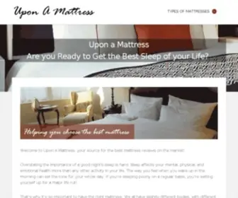 Uponamattress.com(Upon A Mattress) Screenshot