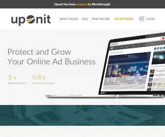 Uponit.com(Ad Recovery and Reinsertion for Publishers) Screenshot