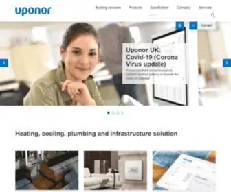 Uponor.co.uk(UK Leader in Plumbing) Screenshot