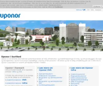 Uponor.dk(Home multi site) Screenshot