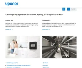 Uponor.no(Tappevann) Screenshot