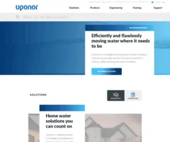Uponorpro.com(PEX Products for Residential & Commercial Applications) Screenshot