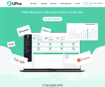 Upos.vn(Phần mềm quản lý bán hàng online đa kênh chuyên nghiệp) Screenshot