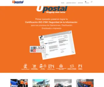 Upostal.com.uy(Env) Screenshot