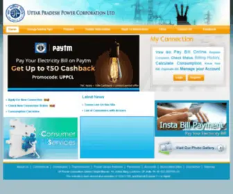Uppclonline.com(Uttar Pradesh Power Corporation Ltd) Screenshot