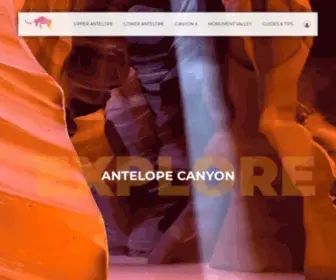 Upperantelope.com(Antelope Canyon Tours) Screenshot