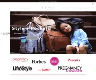 Upperbags.com(Affordable, Stylish Diaper Bags for Active Parents) Screenshot