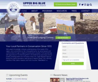 Upperbigblue.org(Upper Big Blue Natural Resource District) Screenshot