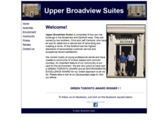 Upperbroadviewsuites.com(Upper Broadview Suites) Screenshot