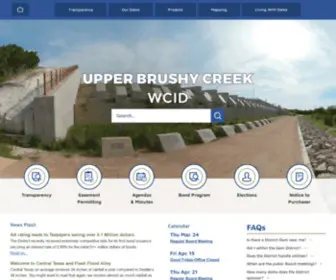 Upperbrushycreekwcid.org(Brushy Creek) Screenshot