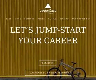 Uppercase-Resume.com(Get a professional resume for any job) Screenshot