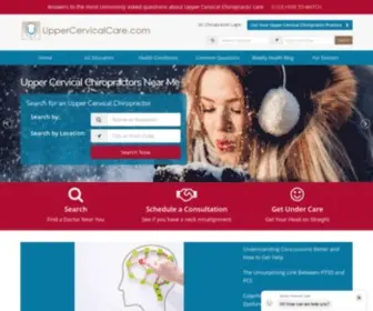 Uppercervicalcare.com(Comprehensive online directory of Upper Cervical Chiropractors) Screenshot