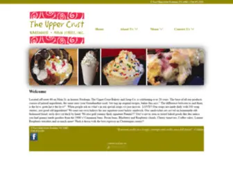 Uppercrustfredonia.com(Upper Crust Bakery & Soup Co) Screenshot