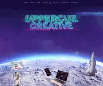 Uppercuz.com(UPPERCUZ CREATIVE) Screenshot