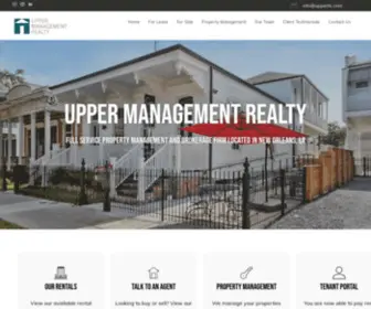 Upperllc.com(Upper Management Realty) Screenshot