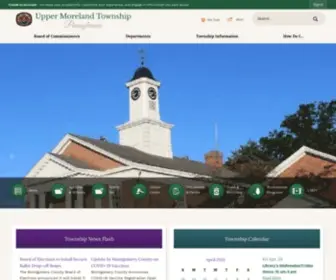 Uppermoreland.org(Upper Moreland Township) Screenshot