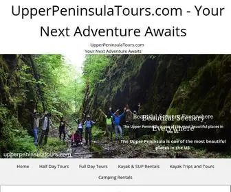 Upperpeninsulatours.com(Guided Tours in the Upper Peninsula of Michigan) Screenshot