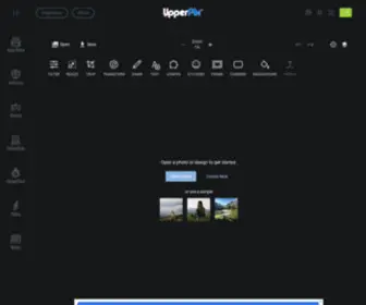 Upperpix.com(Online Photo Editor) Screenshot