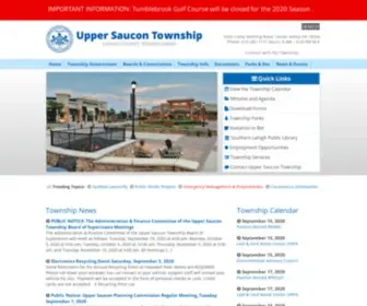 Uppersaucon.org(Upper Saucon Township) Screenshot