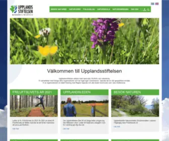 Upplandsstiftelsen.se(Välkommen till Upplandsstiftelsen) Screenshot