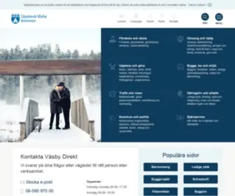 Upplandsvasby.se(Upplands Väsby kommun) Screenshot