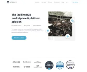 Uppler.com(B2B Marketplace & B2B e) Screenshot